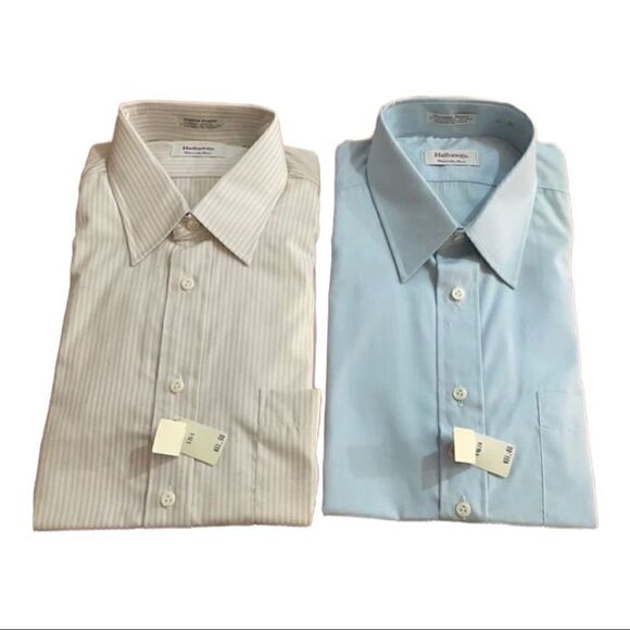 Vintage NWT - 2 Long sleeve button down Shirts - Picture 1 of 4